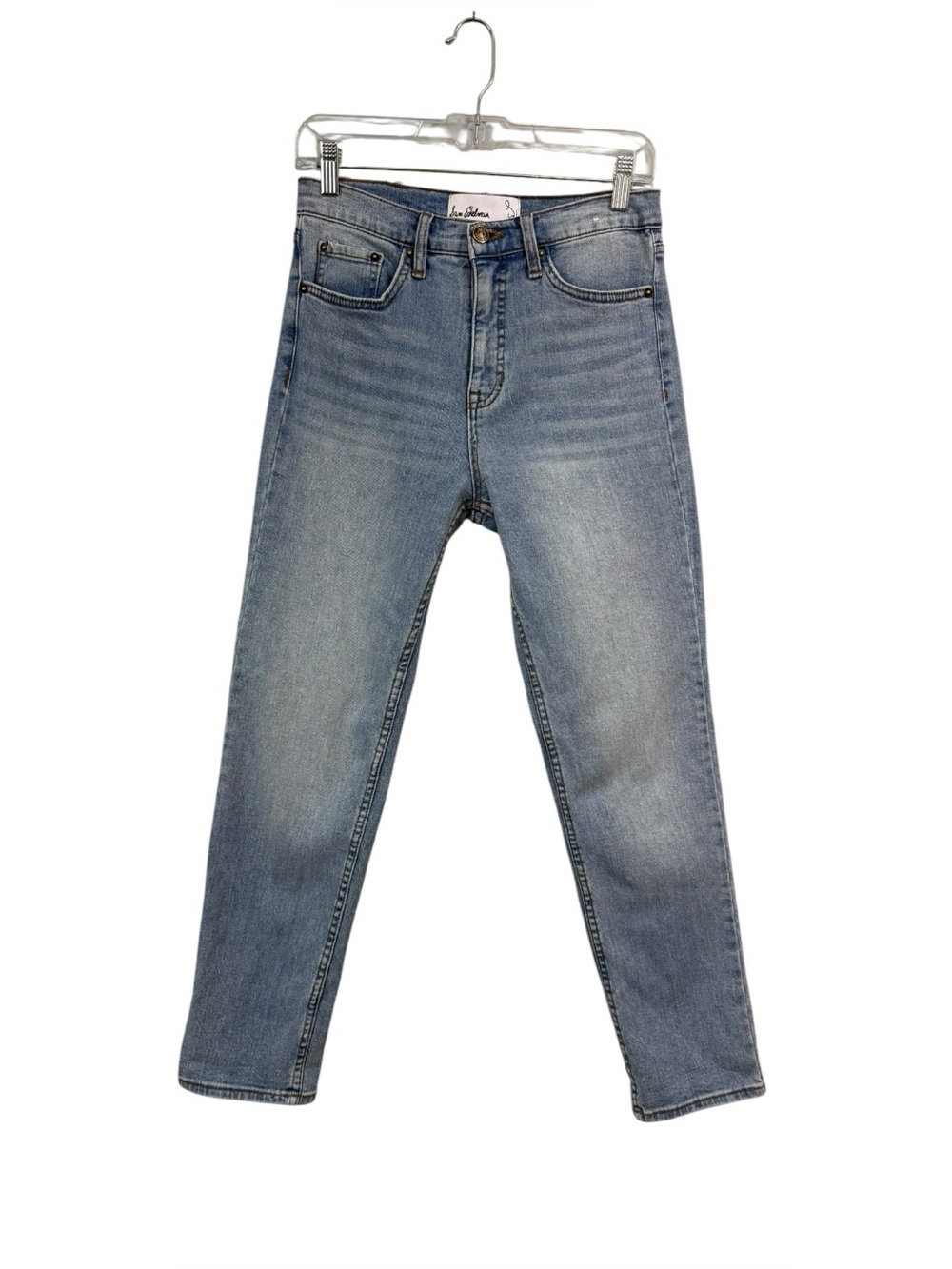 Sam Edelman Women's Size 26 Stovepipe Jeans Blue High Rise Straigt Leg